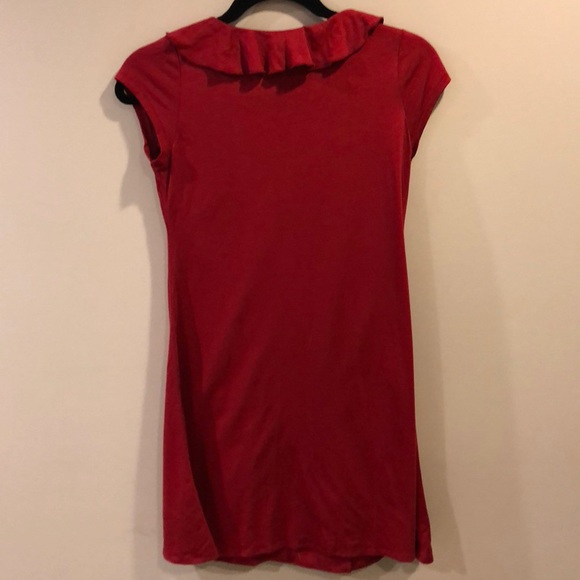 Ralph Lauren Dark Red Dress Sz L (12-14) - Picture 2 of 2